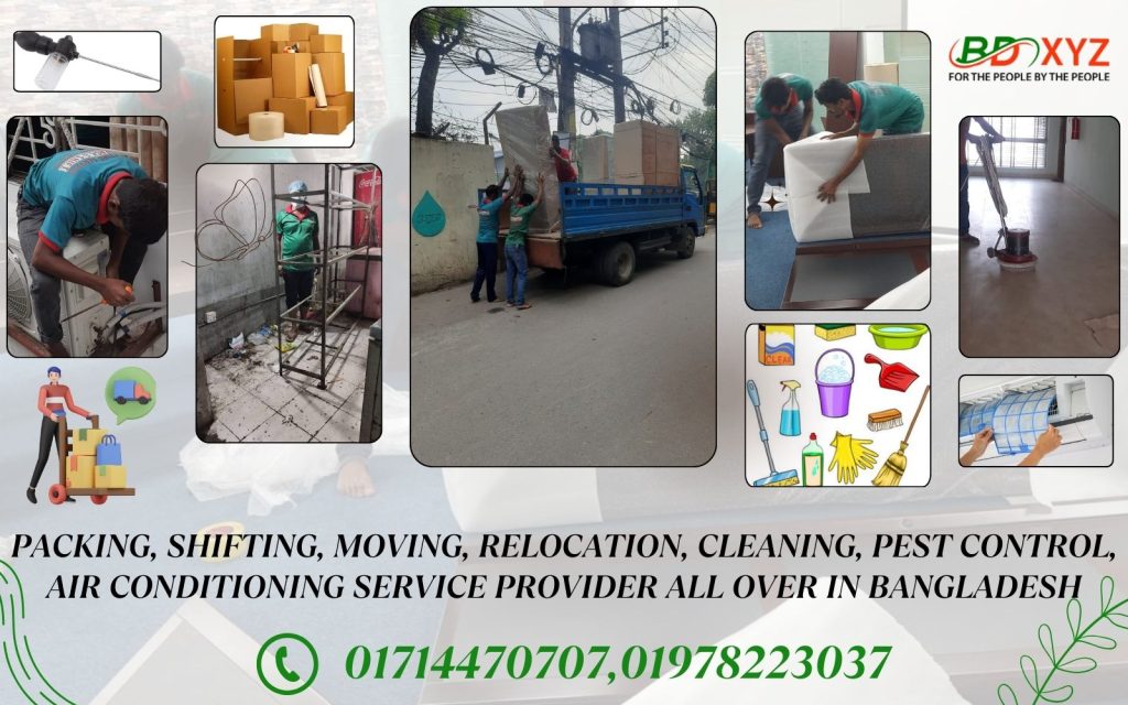 SERVICE OF BD XYZ SERVICE | BEST OFFICE AND HOUSE SHIFTING SERVICE BD 2024